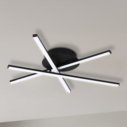 Lámpara de techo LED STICK LED/12W/230V negra