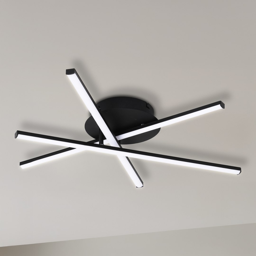 Lámpara de techo LED STICK LED/12W/230V negra