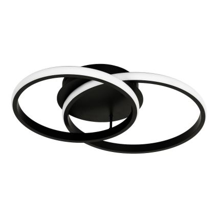 Lámpara de techo LED TITANO LED/12W/230V negra