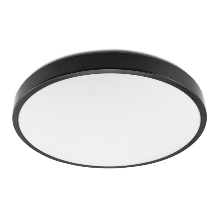 Lámpara de techo LED ZOE LED/24W/230V IP44 negro