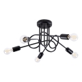 Lámpara de techo LOOP 5xE27/15W/230V negro