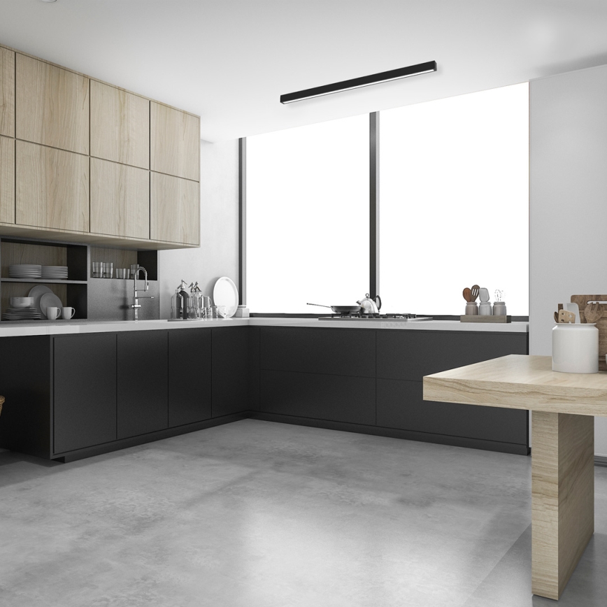 Lámpara de techo LUNGO T8 1xG13/18W/230V negra