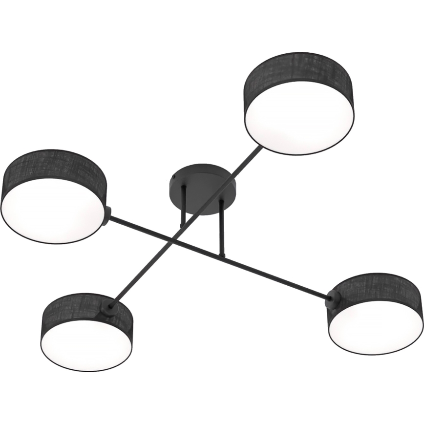 Lámpara de techo MAGA 4xE14/10W/230V negra