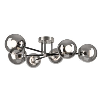 Lámpara de techo MALENA 6xE14/5W/230V cromo mate/ahumado