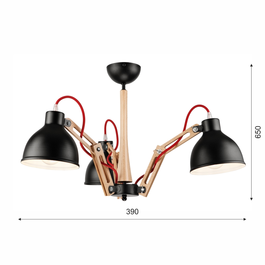 Lámpara de techo MARCELLO 3xE27/60W/230V