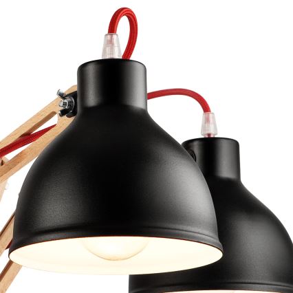 Lámpara de techo MARCELLO 5xE27/60W/230V haya