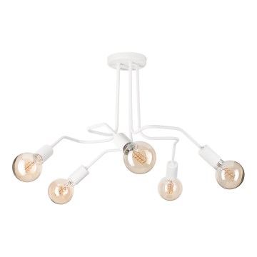 Lámpara de techo MATYLDA 5xE27/60W/230V blanco