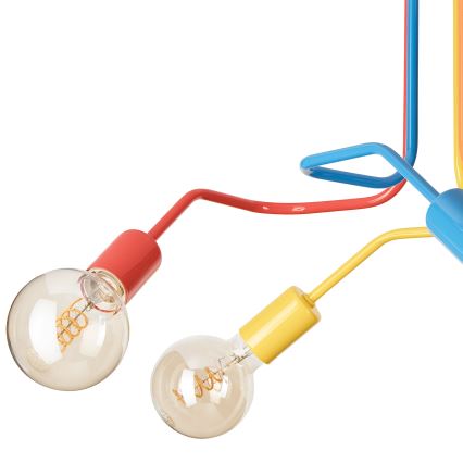 Lámpara de techo MATYLDA 5xE27/60W/230V colorido