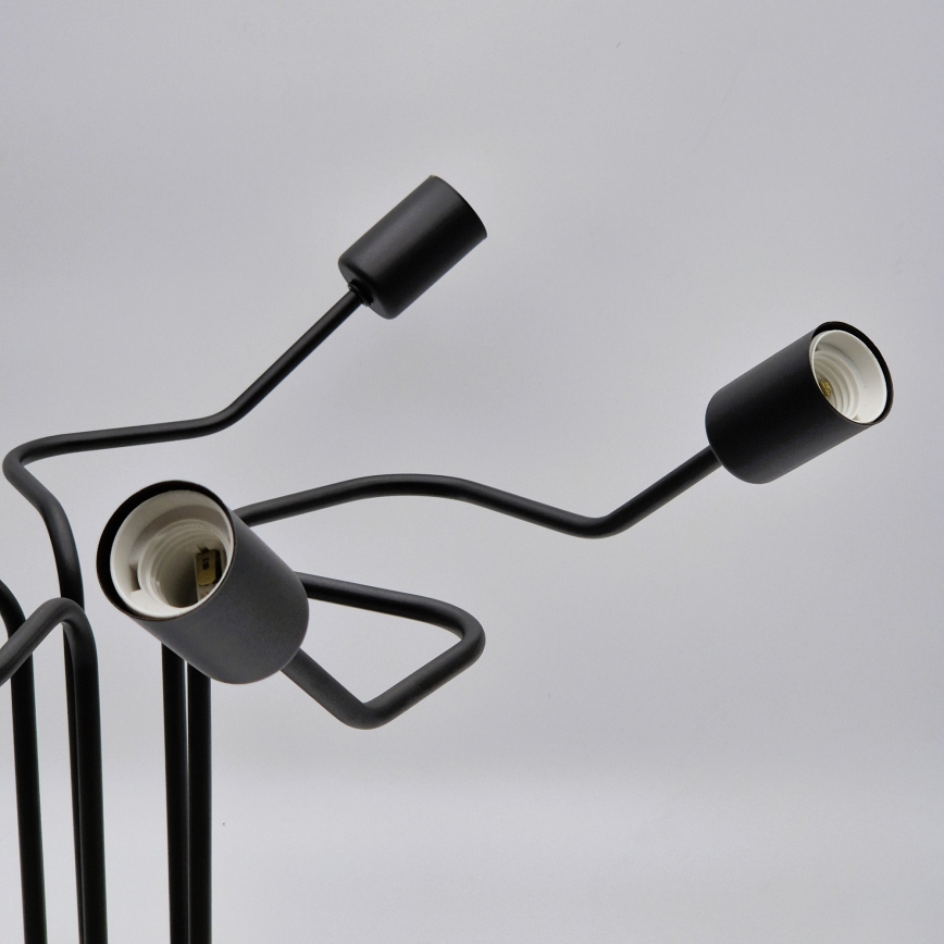 Lámpara de techo MATYLDA 5xE27/60W/230V negro