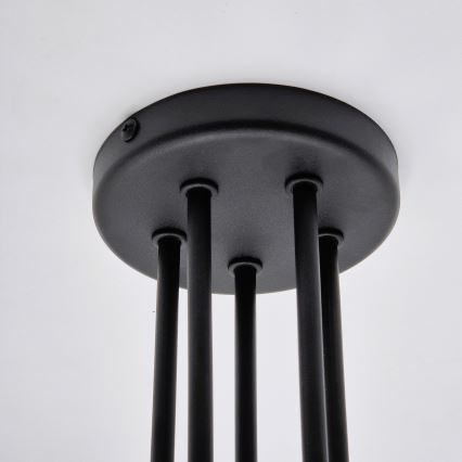 Lámpara de techo MATYLDA 5xE27/60W/230V negro