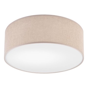 Lámpara de techo MONTE 1xE27/60W/230V Ø 35 cm marrón