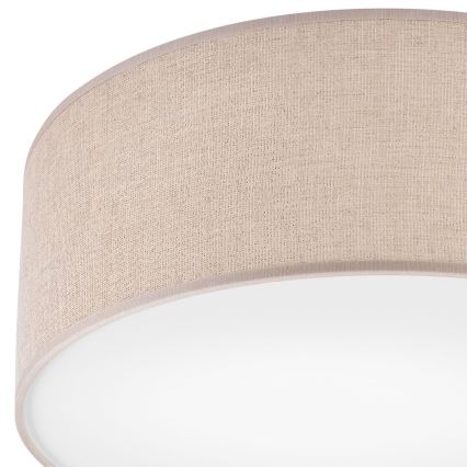 Lámpara de techo MONTE 1xE27/60W/230V Ø 35 cm marrón