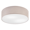Lámpara de techo MONTE 2xE27/60W/230V beige