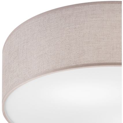 Lámpara de techo MONTE 2xE27/60W/230V beige