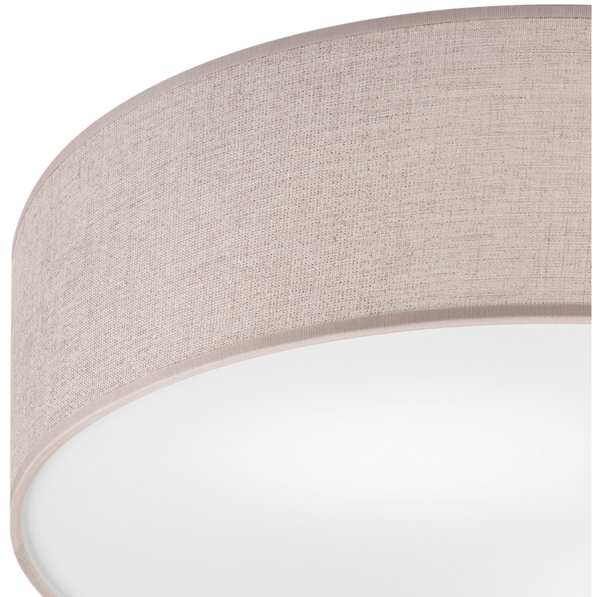 Lámpara de techo MONTE 2xE27/60W/230V beige