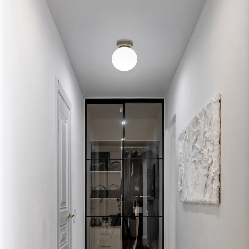 Lámpara de techo MOONLIGHT 1xE27/15W/230V, Ø 16 cm, color crema