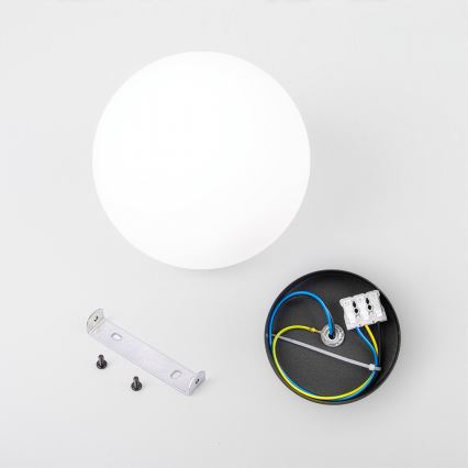 Lámpara de techo MOONLIGHT 1xE27/15W/230V Ø 16 cm negra