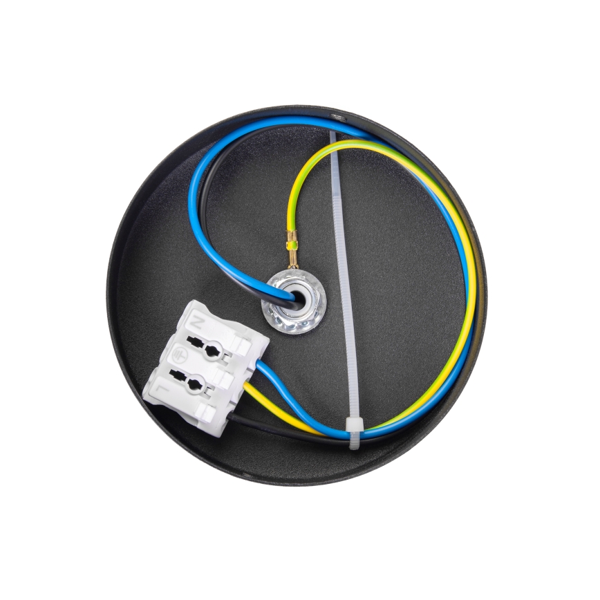 Lámpara de techo MOONLIGHT 1xE27/15W/230V Ø 16 cm negra