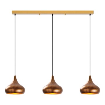 Lámpara de techo MUBA 3xE27/40W/230V, cobre