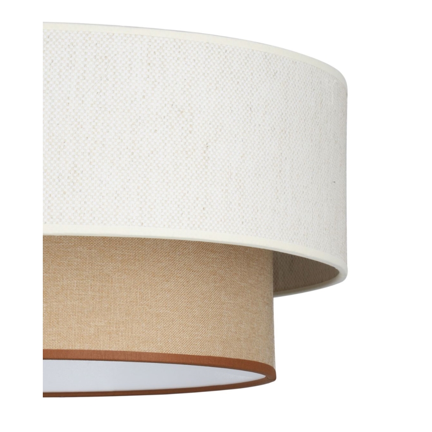 Lámpara de techo NATIA 1xE27/60W/230V blanco/marrón