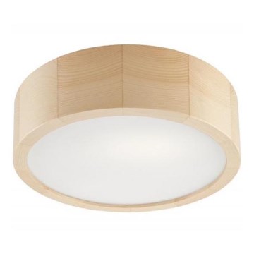 Lámpara de techo NATURAL 1xE27/60W/230V ? 27 cm pino