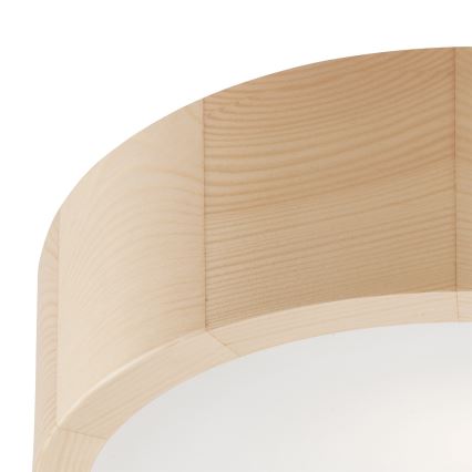 Lámpara de techo NATURAL 1xE27/60W/230V ? 27 cm pino