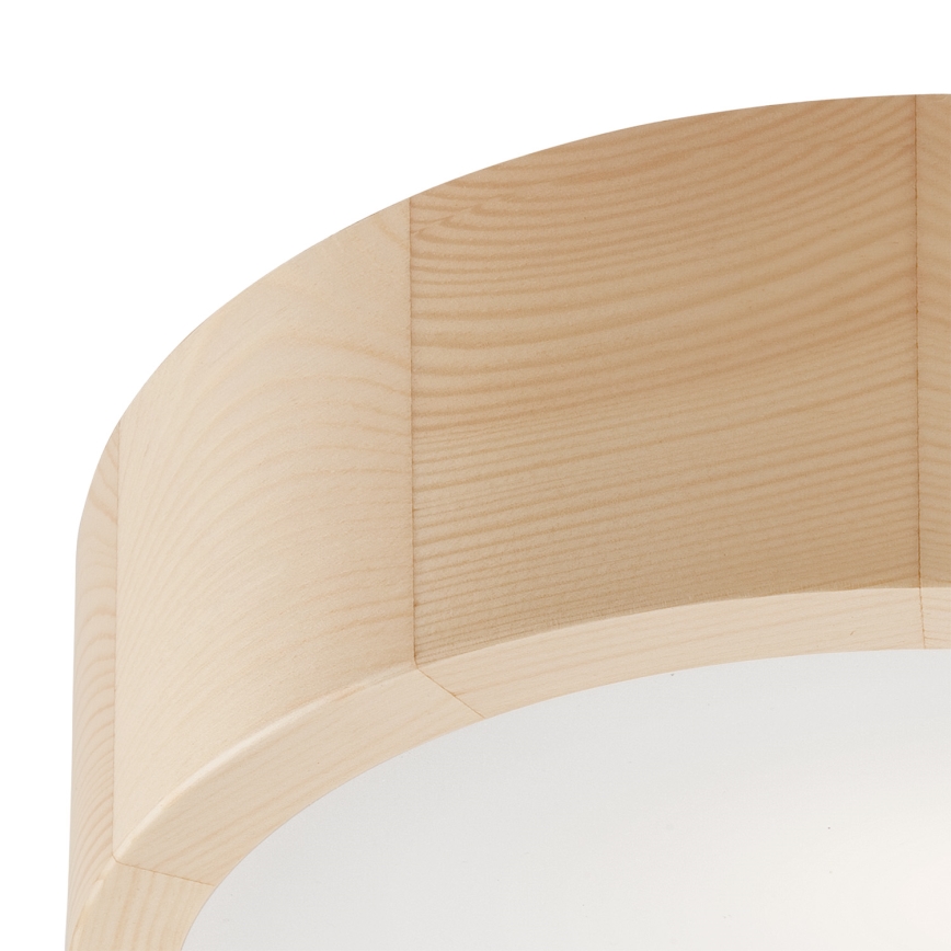 Lámpara de techo NATURAL 1xE27/60W/230V ? 27 cm pino