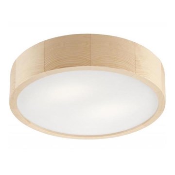 Lámpara de techo NATURAL 2xE27/60W/230V Ø 37 cm pino