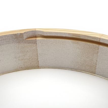 Lámpara de techo NATURAL 3xE27/15W/230V Ø 37,5 cm pino/blanco