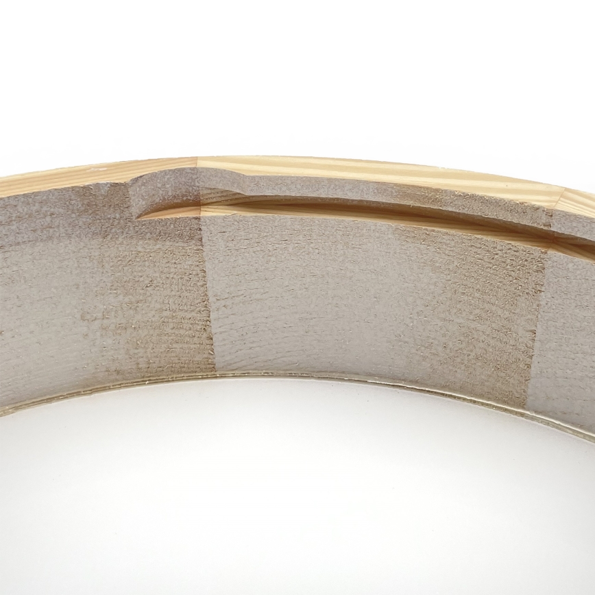 Lámpara de techo NATURAL 3xE27/15W/230V Ø 37,5 cm pino/blanco