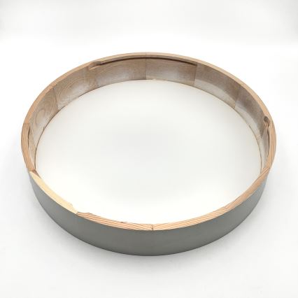 Lámpara de techo NATURAL 5xE27/15W/230V Ø 47,5 cm pino/blanco