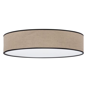Lámpara de techo NEGRO 4xE27/25W/230V 58 cm