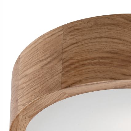 Lámpara de techo OAK 1xE27/60W/230V roble ? 27,5 cm