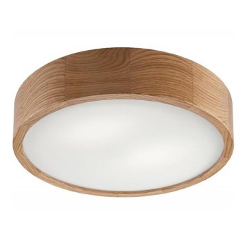 Lámpara de techo OAK 2xE27/60W/230V roble ? 37,5 cm