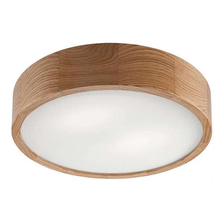 Lámpara de techo OAK 2xE27/60W/230V roble ? 37,5 cm