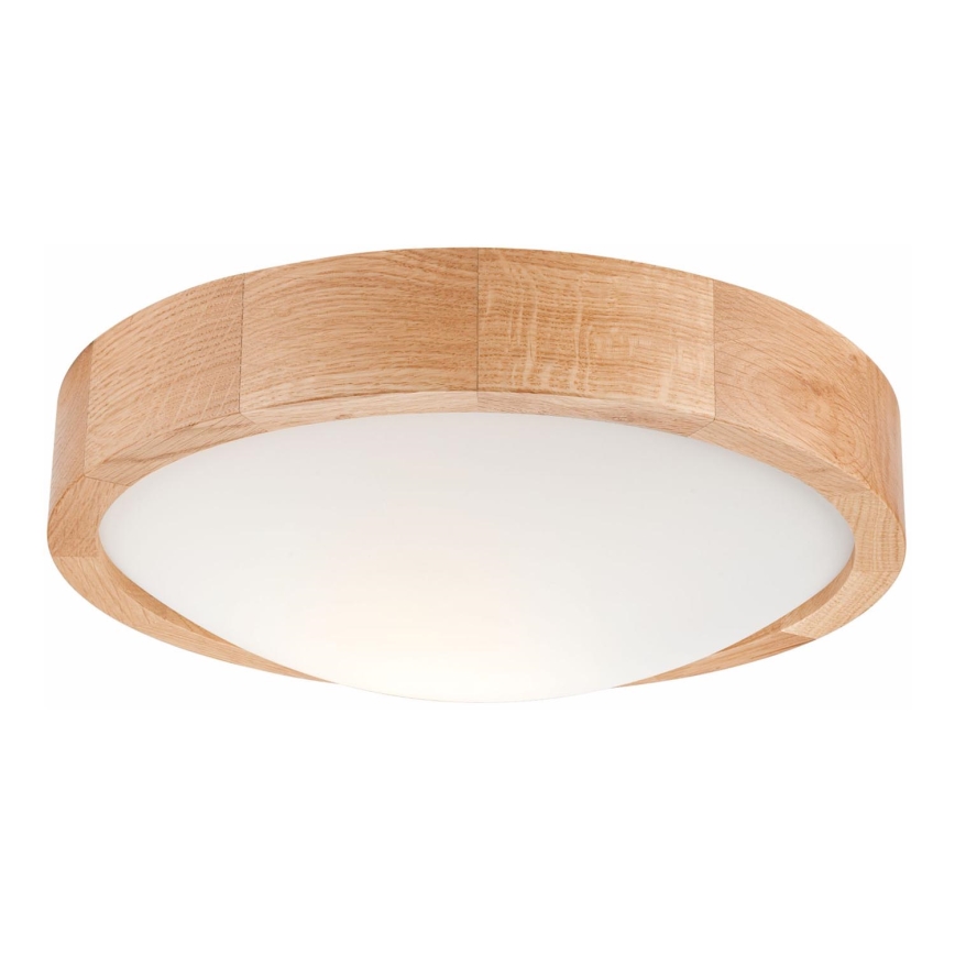 Lámpara de techo OAK SLIM 1xE27/60W/230V roble ? 27 cm