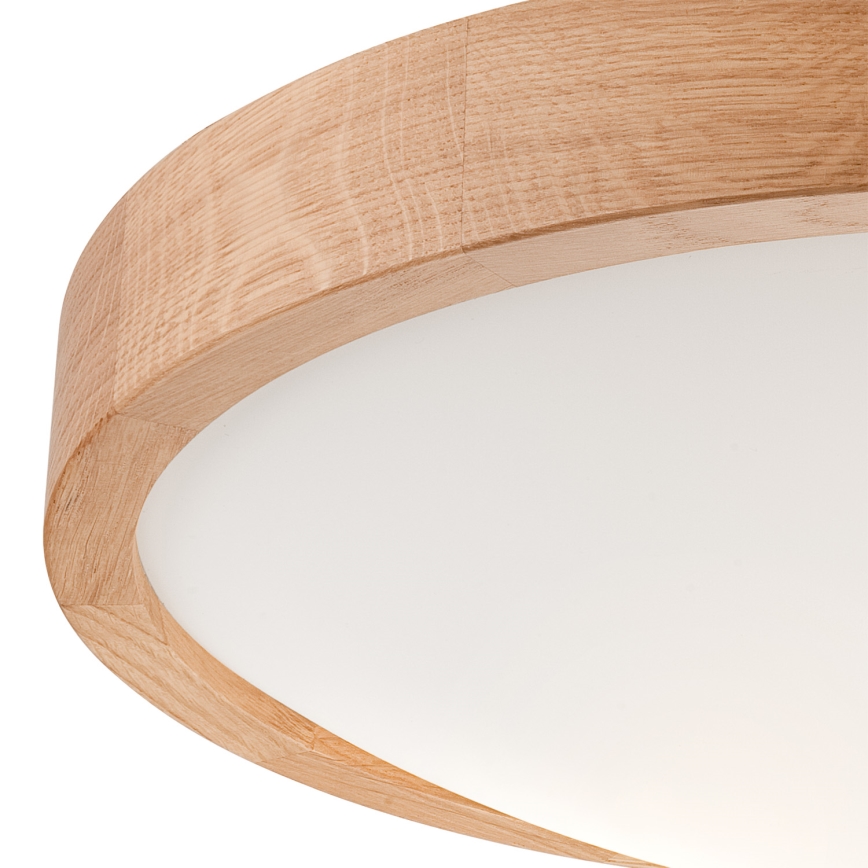 Lámpara de techo OAK SLIM 2xE27/60W/230V roble ? 37 cm
