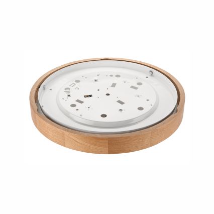 Lámpara de techo OAK SLIM 2xE27/60W/230V roble ? 37 cm