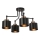 Lámpara de techo OLENA 4xE27/60W/230V negro