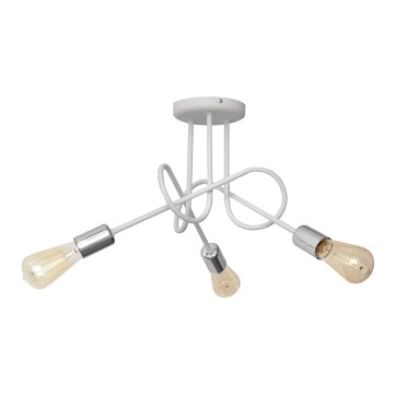 Lámpara de techo OXFORD 3xE27/15W/230V blanco