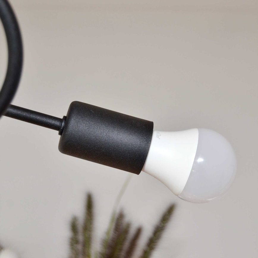 Lámpara de techo OXFORD 4xE27/15W/230V negro/azul