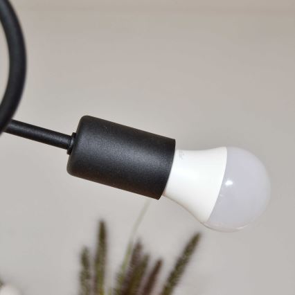 Lámpara de techo OXFORD 4xE27/15W/230V negro/verde