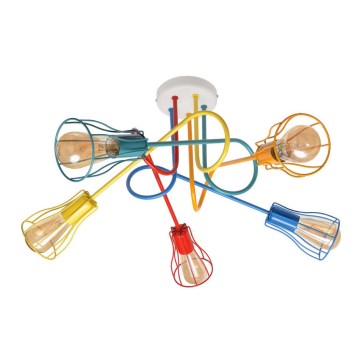 Lámpara de techo OXFORD 5xE27/15W/230V