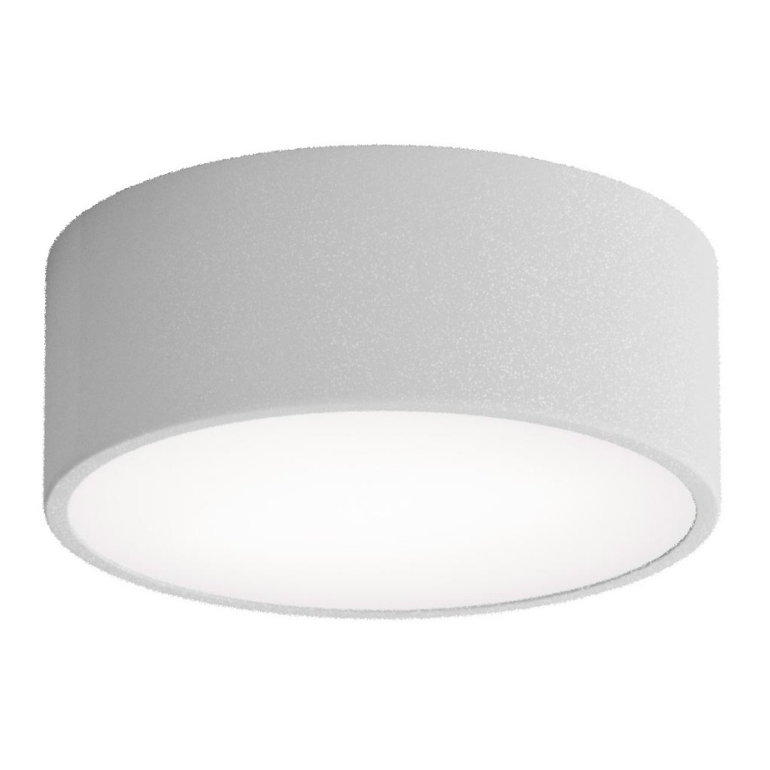 Lámpara de techo para baño con sensor CLEO 1xE27/24W/230V Ø 20 cm IP54 gris