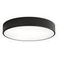 Lámpara de techo para baño con sensor CLEO 4xE27/24W/230V diámetro 50 cm IP54 negra