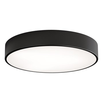 Lámpara de techo para baño con sensor CLEO 4xE27/24W/230V diámetro 50 cm IP54 negra