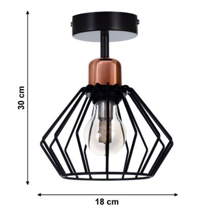 Lámpara de techo PORTO 1xE27/40W/230V