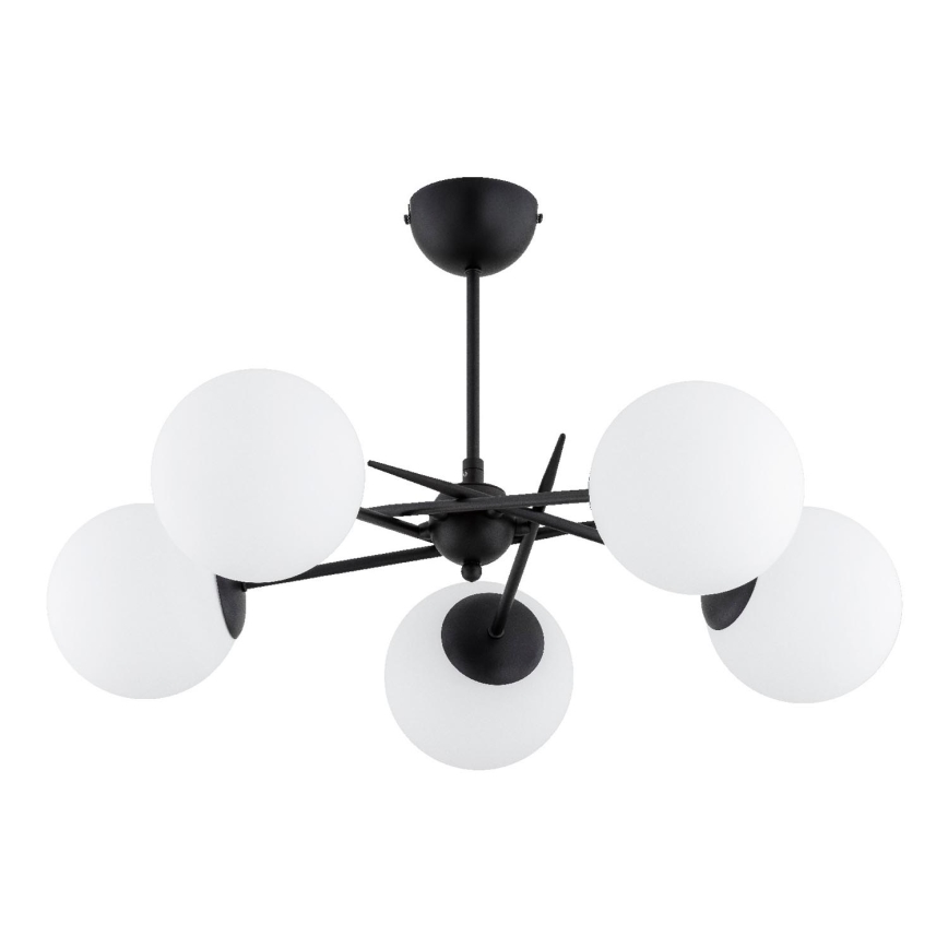 Lámpara de techo PRIMERY 5xE14/10W/230V negro