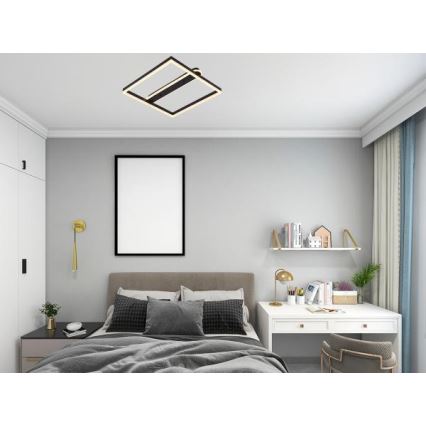 Lámpara de techo regulable LED/60W/230V 3000-6500K + mando a distancia
