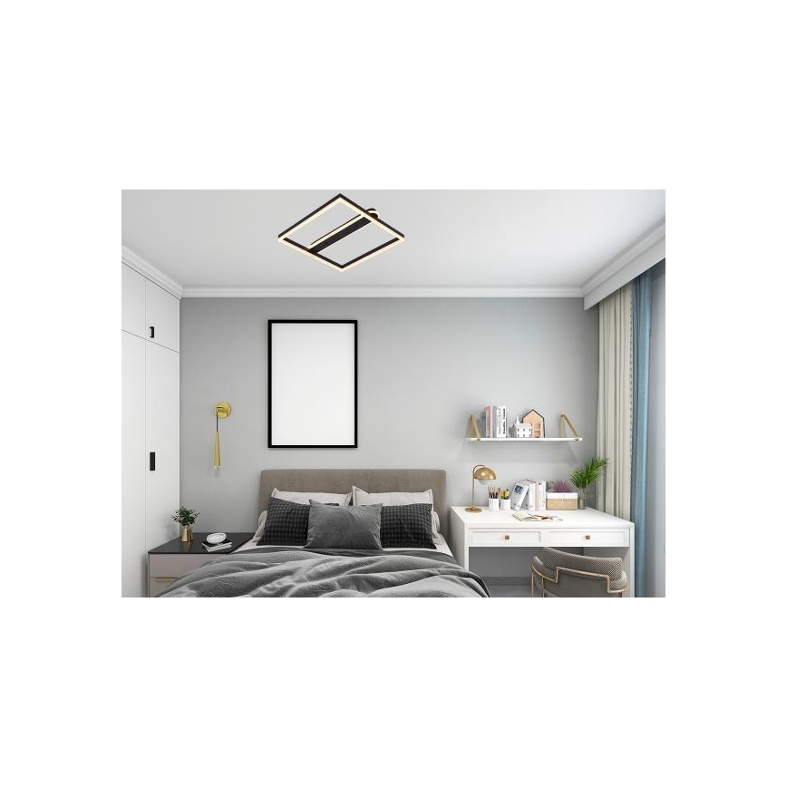 Lámpara de techo regulable LED/60W/230V 3000-6500K + mando a distancia